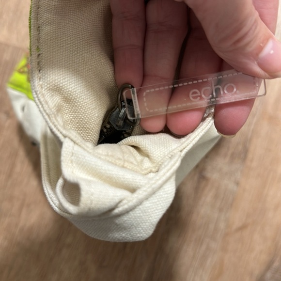 ECHO | Large Boho Trippy Clock Canvas Tote Bag - Picture 9 of 9